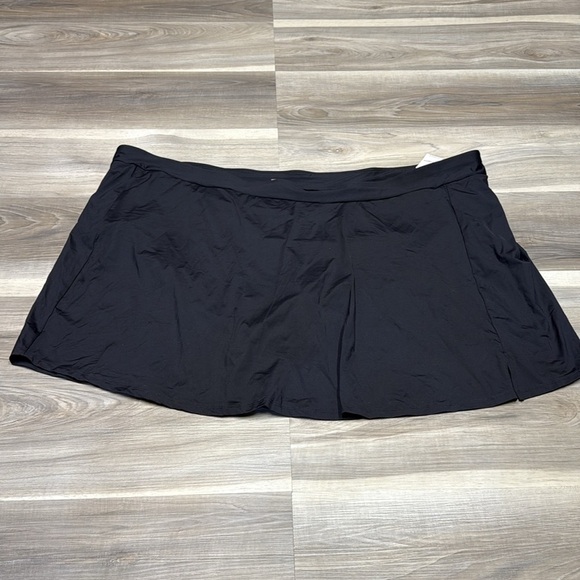 🏴 In Every Story Black Skirt bathing suit bottoms size 6X - Picture 1 of 7